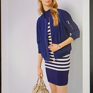 Michael KORS satin bomer jacket